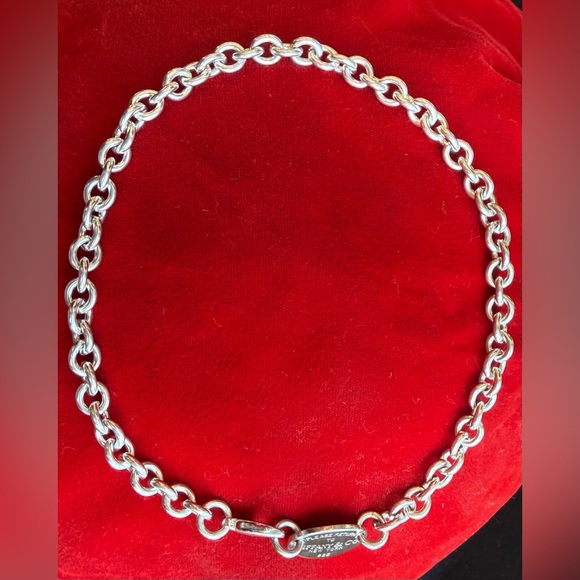Pre Loved Tiffany & Co. Return to Tiffany Choker Necklace 925 Sterling Silver - Picture 2 of 14